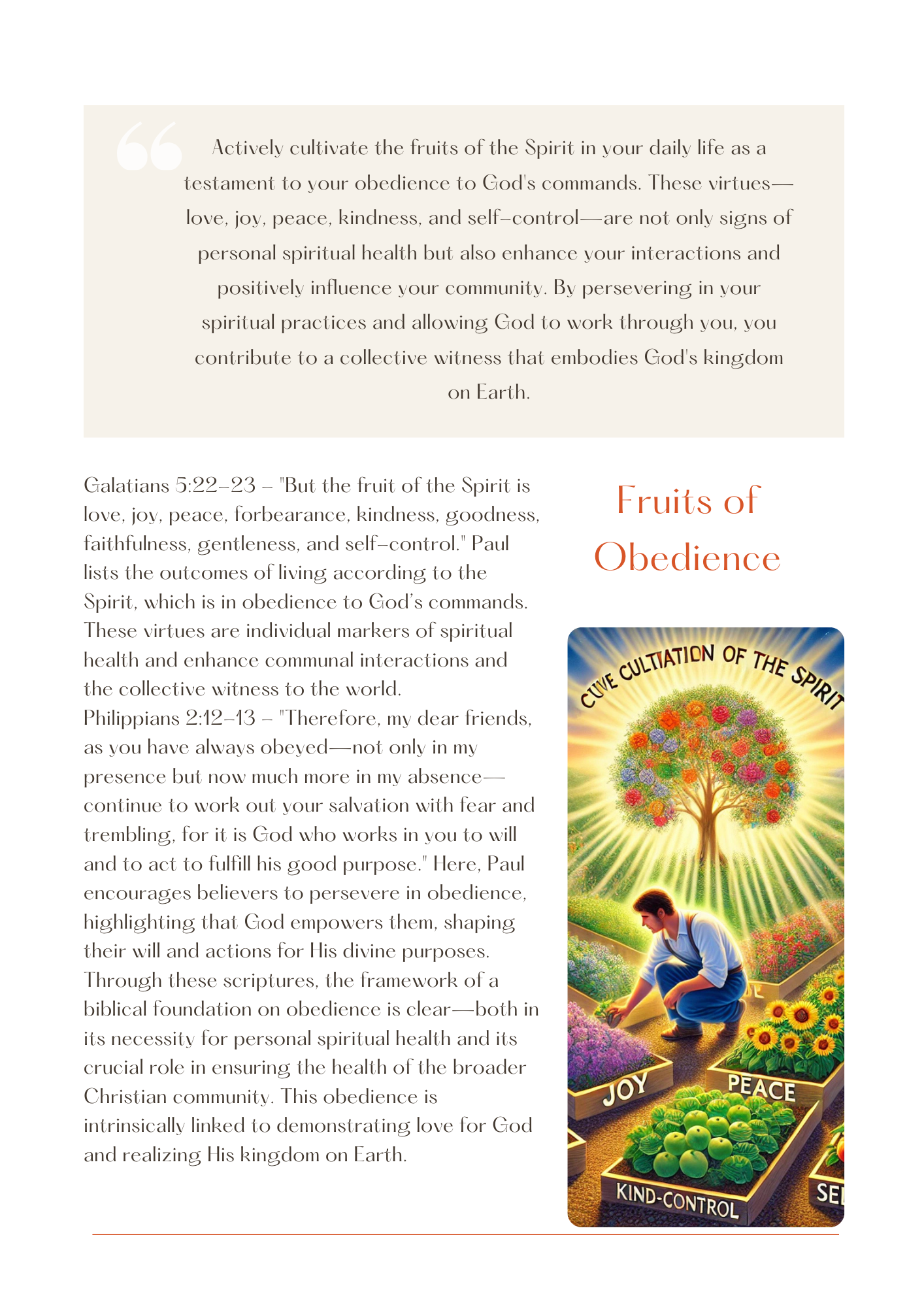 Navigating Together: Individual Paths to Godly Unity