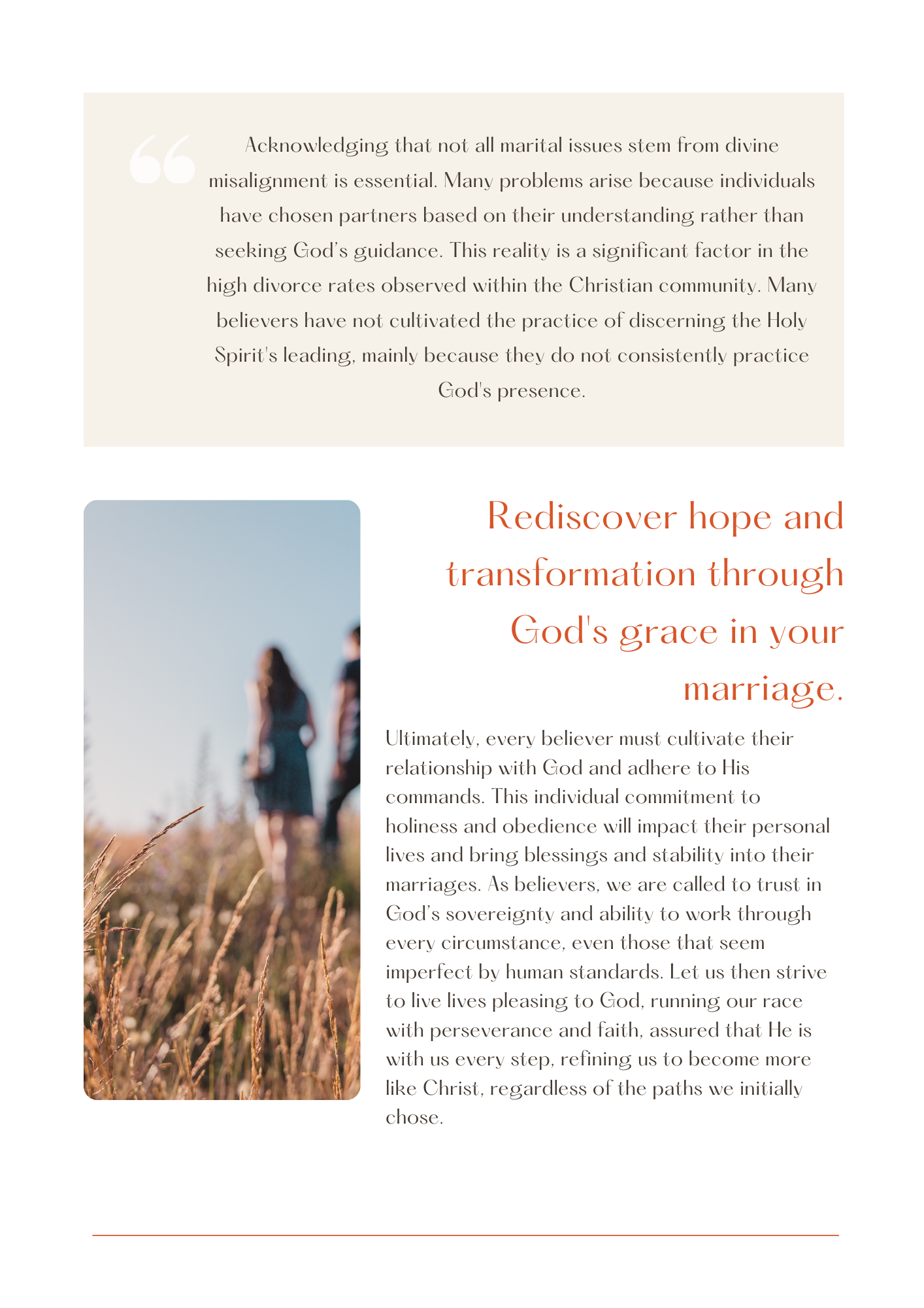 Navigating Together: Individual Paths to Godly Unity